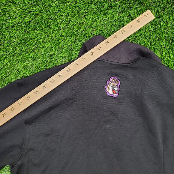 JMU Basketball Jacket Medium 22x28 Black Warm-Up - Picture 3 of 14